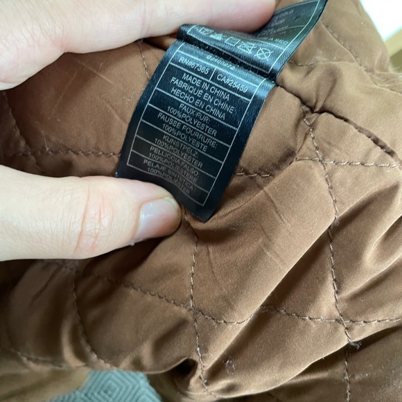 Long Teddy style Coat, Brown - Picture 7 of 12